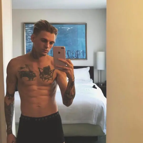 Aaron Carter Shirtless 5