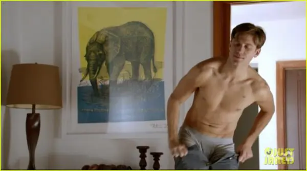 Aaron Tveit Shirtless