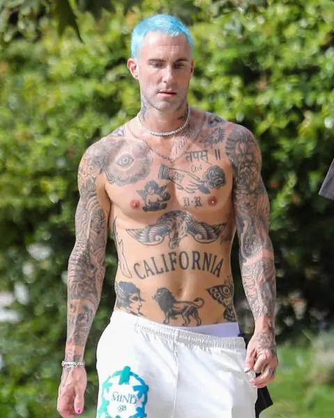 Adam Levine Shirtless