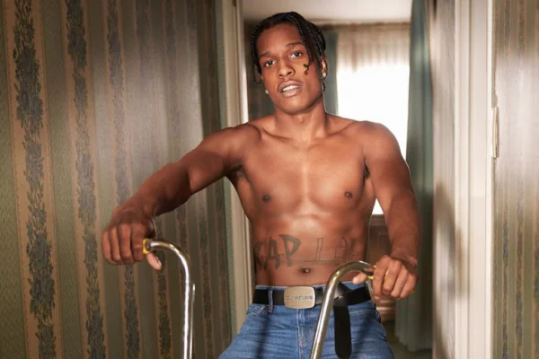 Asap Rocky Shirtless 2