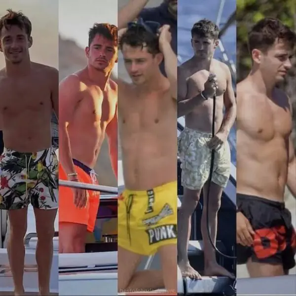 Charles Leclerc Shirtless 5