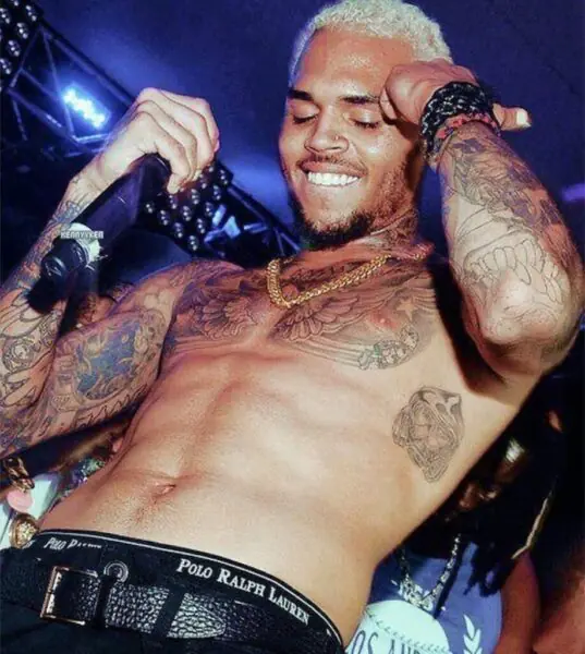 Chris Brown Shirtless 5