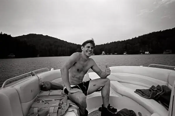 Chris Lowell Shirtless