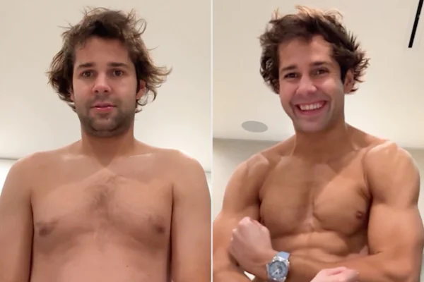 David Dobrik Shirtless