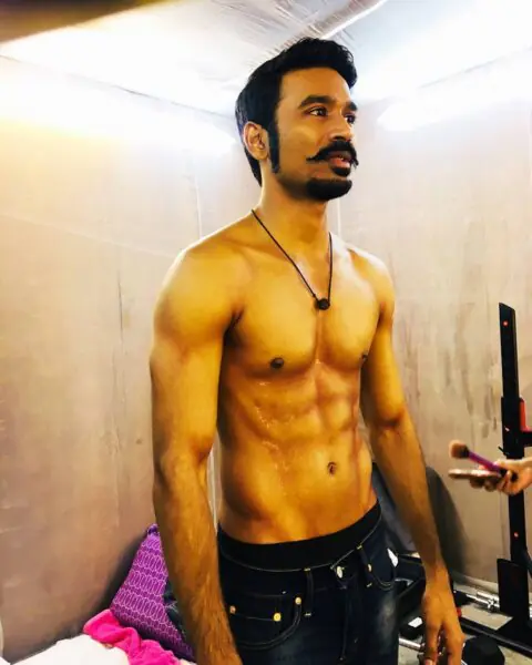 Dhanush Shirtless 3