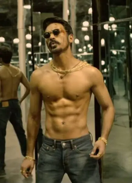 Dhanush Shirtless