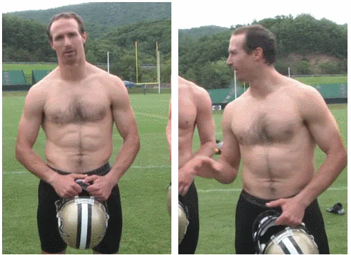 Drew Brees Shirtless 2