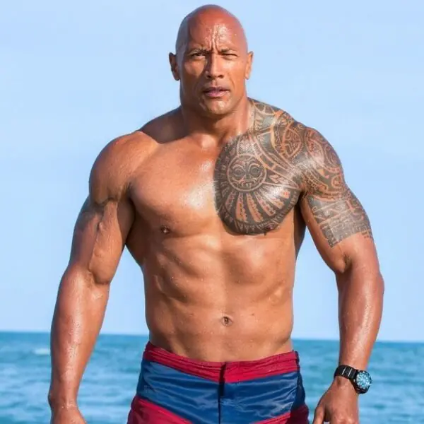 Dwayne Johnson Shirtless