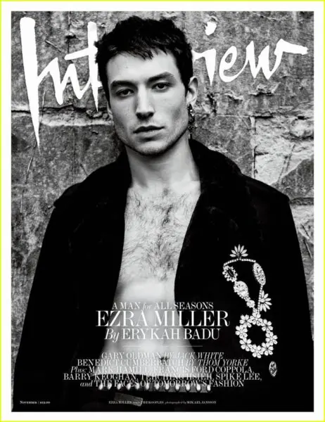 Ezra Miller Shirtless