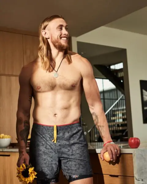 George Kittle Shirtless