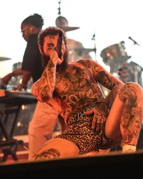 Post Malone Shirtless 3