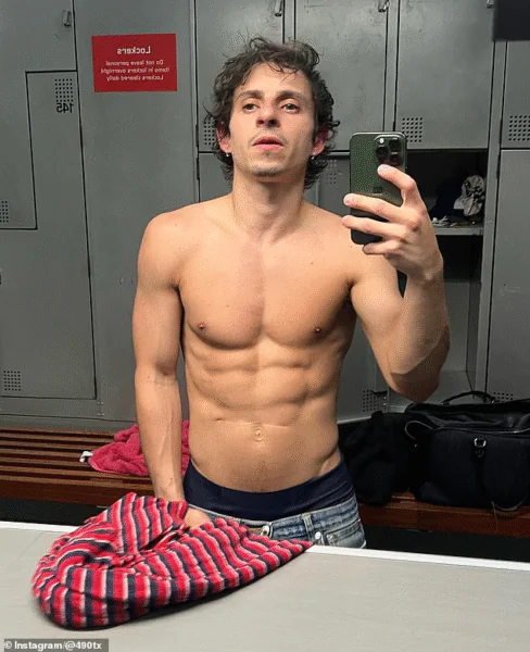 Moises Arias Shirtless