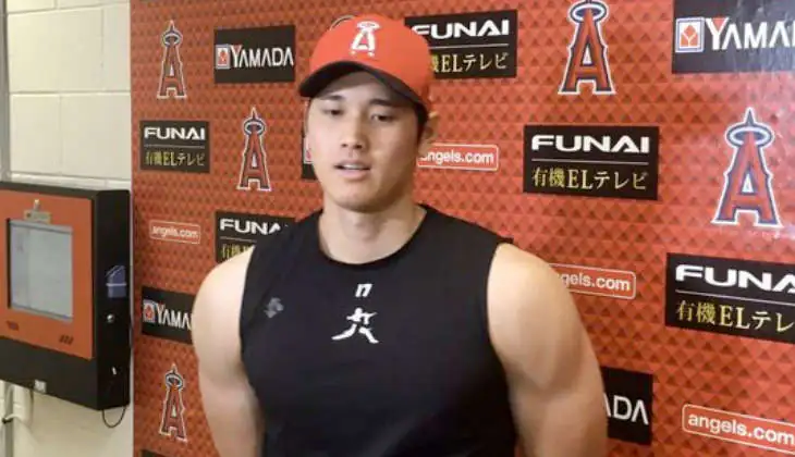 Shohei Ohtani Shirtless 2 Shohei Ohtani Shirtless 2