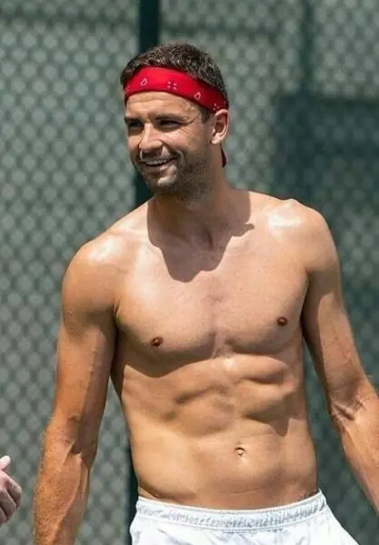 Grigor Dimitrov Shirtless