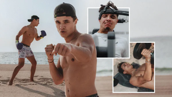 Lando Norris Shirtless