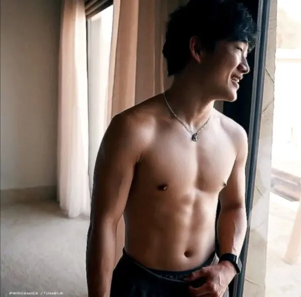 Yuki Tsunoda Shirtless