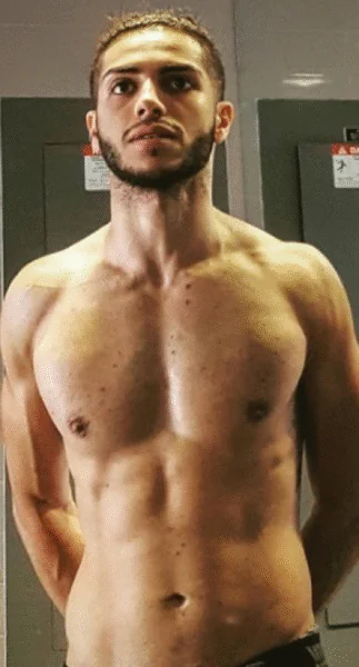 Mena Massoud Shirtless