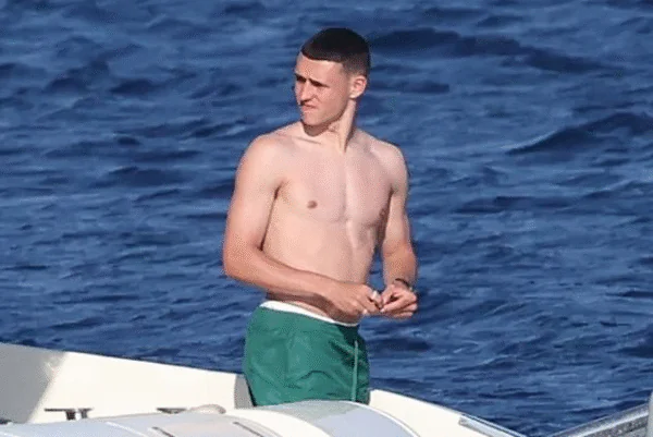 Phil Foden Shirtless