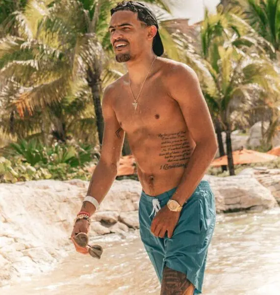 Trae Young Shirtless 2 Trae Young Shirtless 2