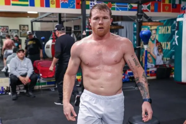 Canelo Álvarez Shirtless