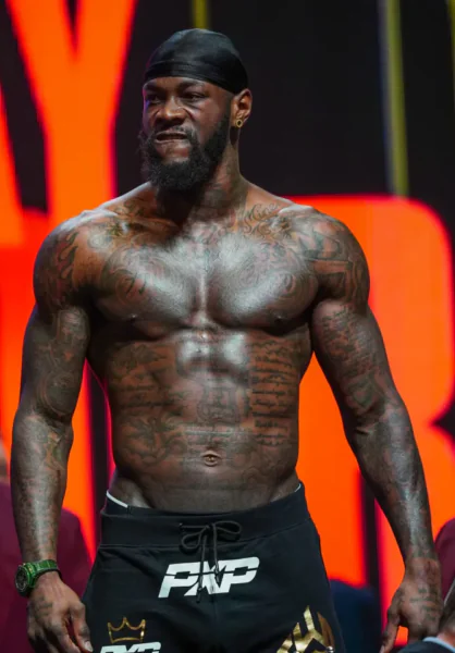 Deontay Wilder Shirtless