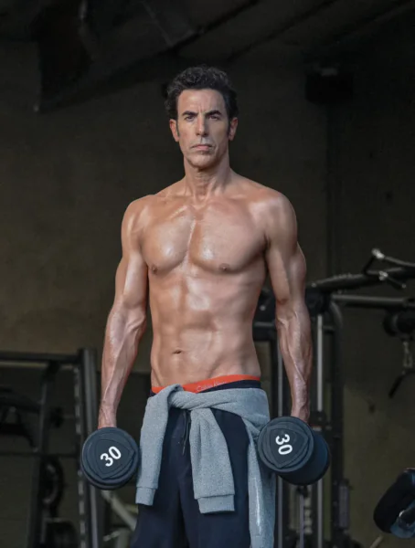 Sacha Baron Cohen Shirtless