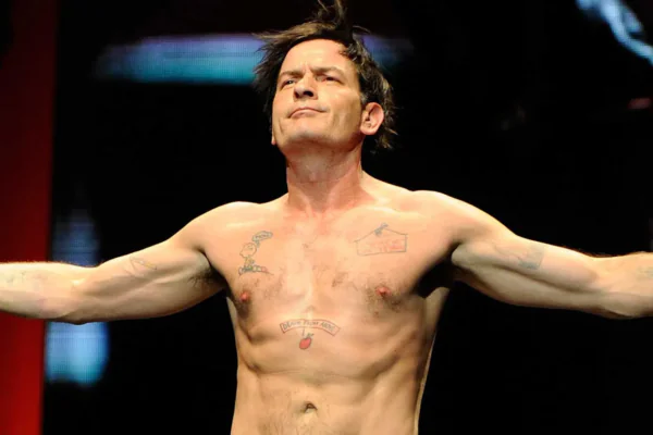 Charlie Sheen Shirtless 2