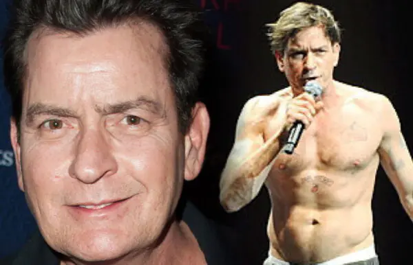 Charlie Sheen Shirtless
