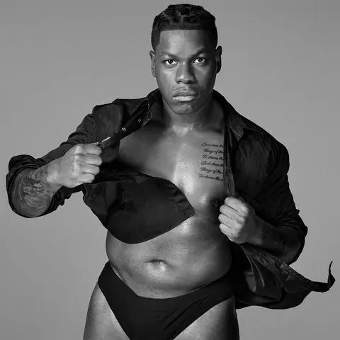 John Boyega Shirtless