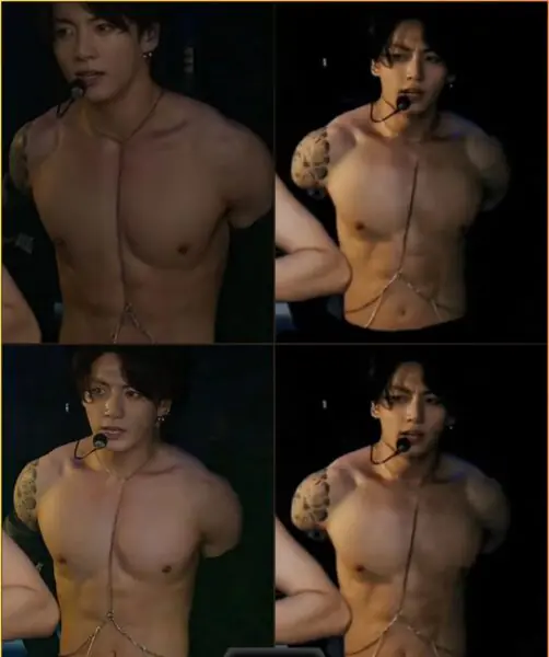 Jung Kook Shirtless 2