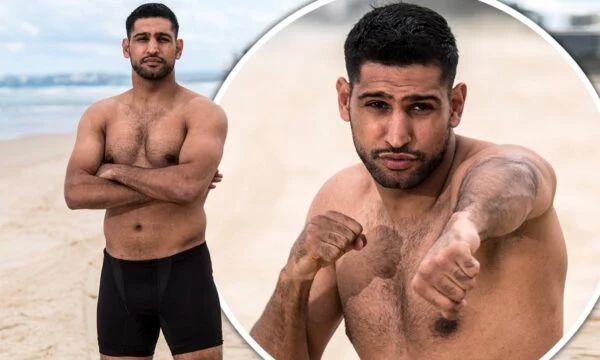 Amir Khan Shirtless 2