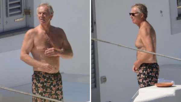 Tony Blair Shirtless 3
