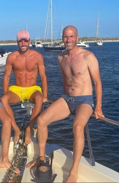 Zinedine Zidane Shirtless