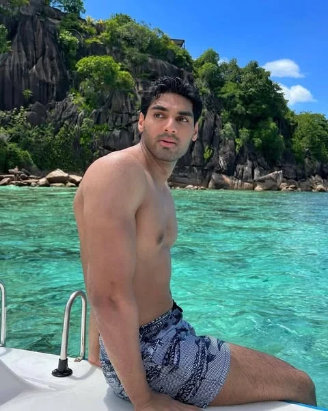 Ahan Shetty Shirtless