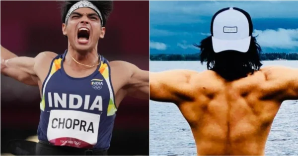Neeraj Chopra Shirtless